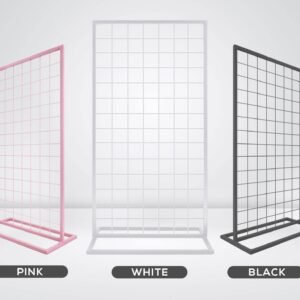 Netting Table Stand (Black, White, Pink)